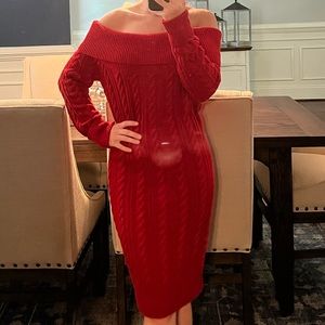 Guess Cable Knit Dress